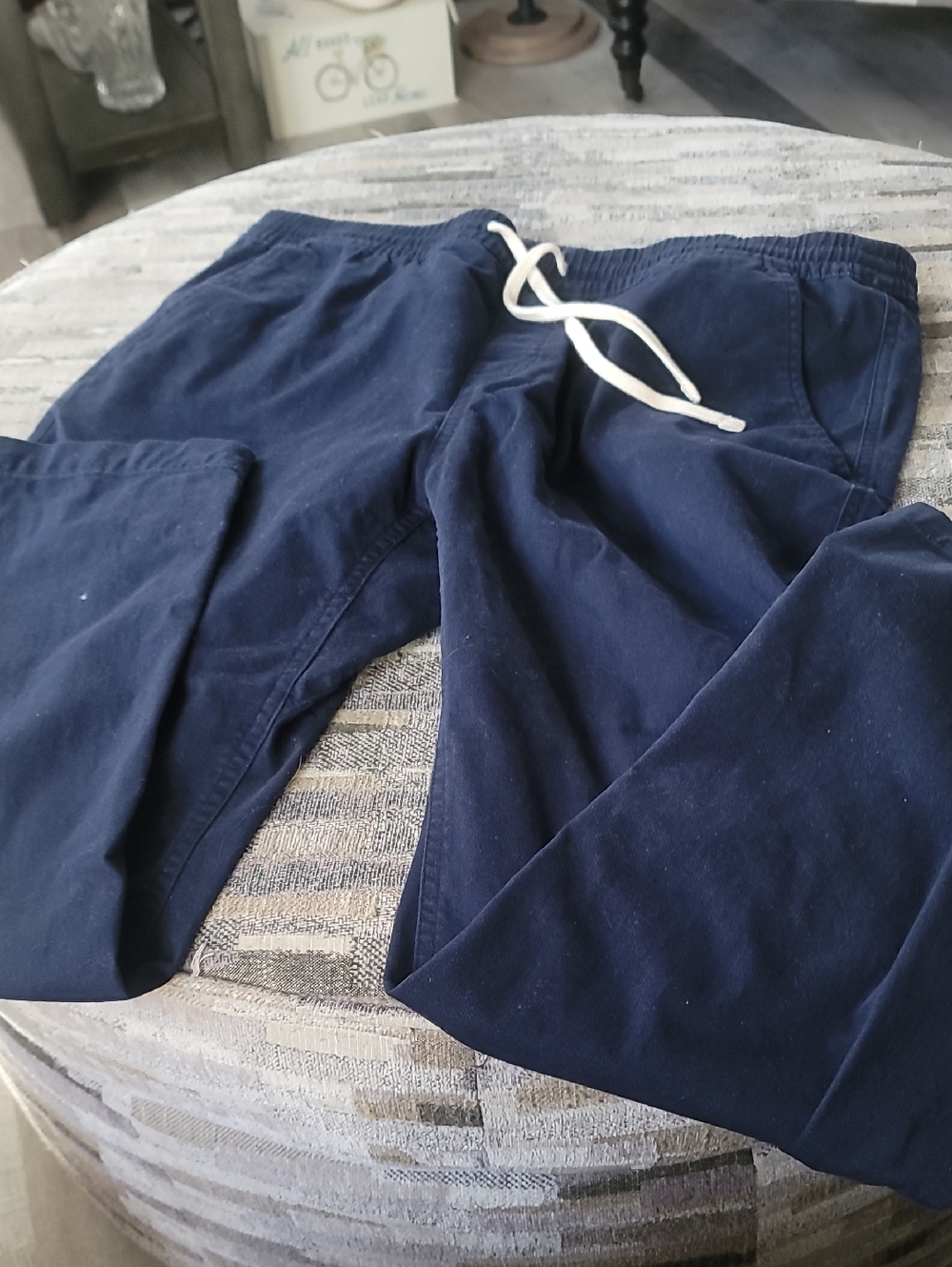 LANDSEND NAVY PANTS MENS